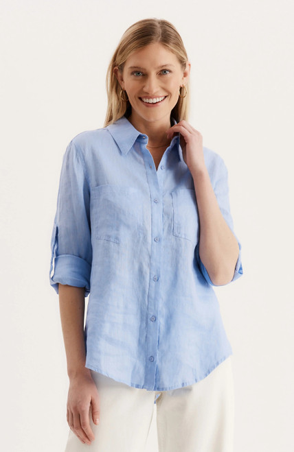 Addison Shirt - Porcelain